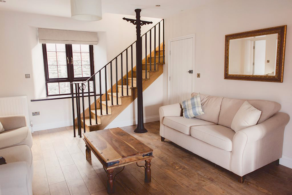 the Sitting room in Farm Cottage at Larchfield Estate
