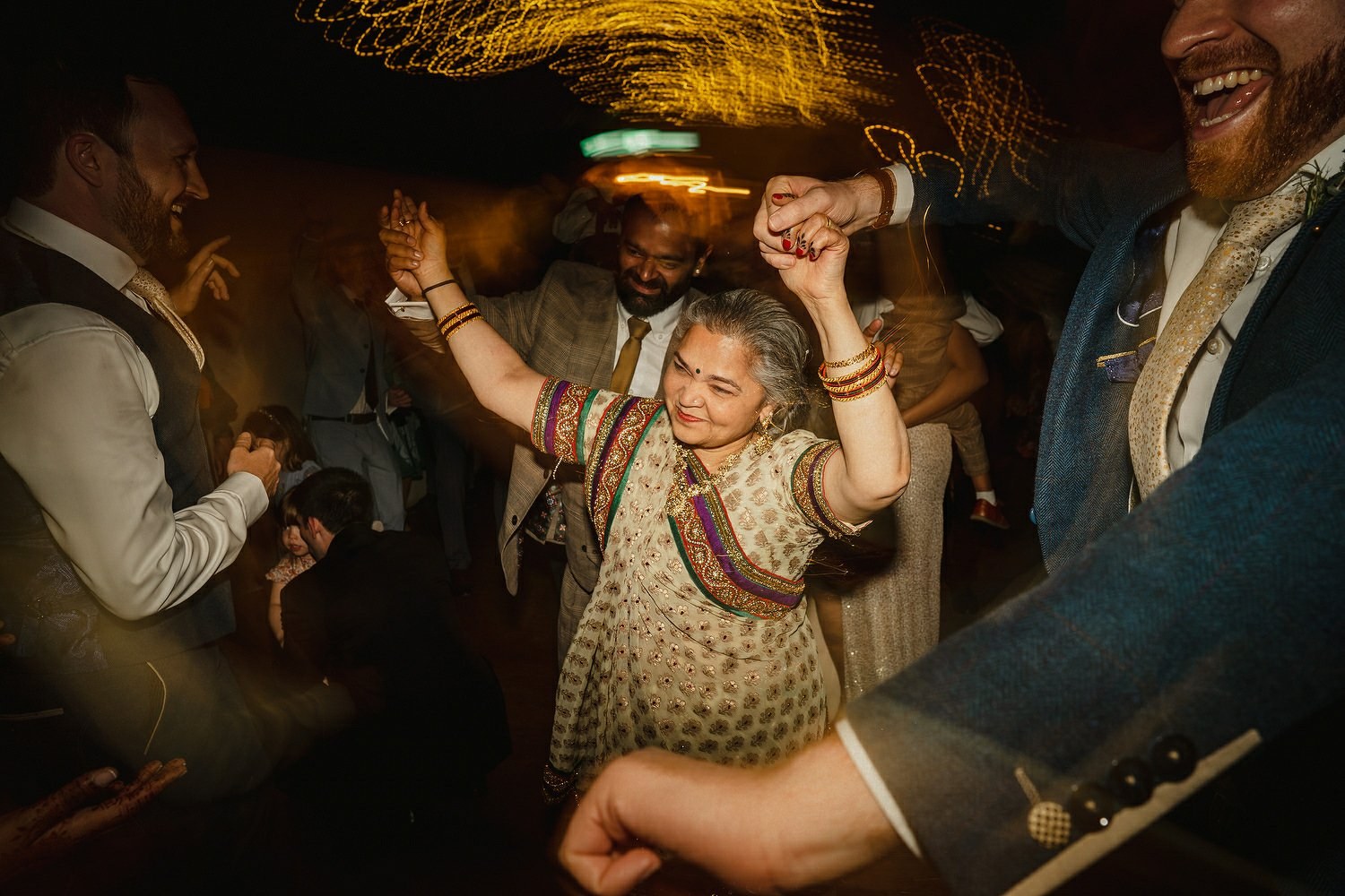 Family on Dancefloor at Wedding Northern Ireland