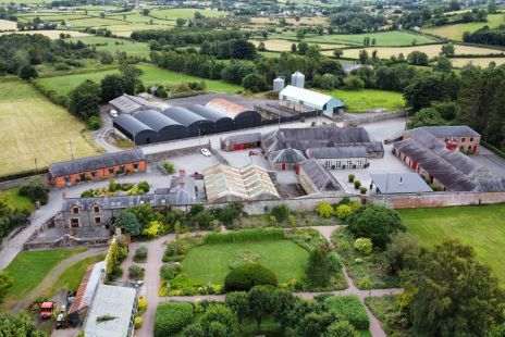 Aerial view of Think Storage nestled safely in Larchfield Estate