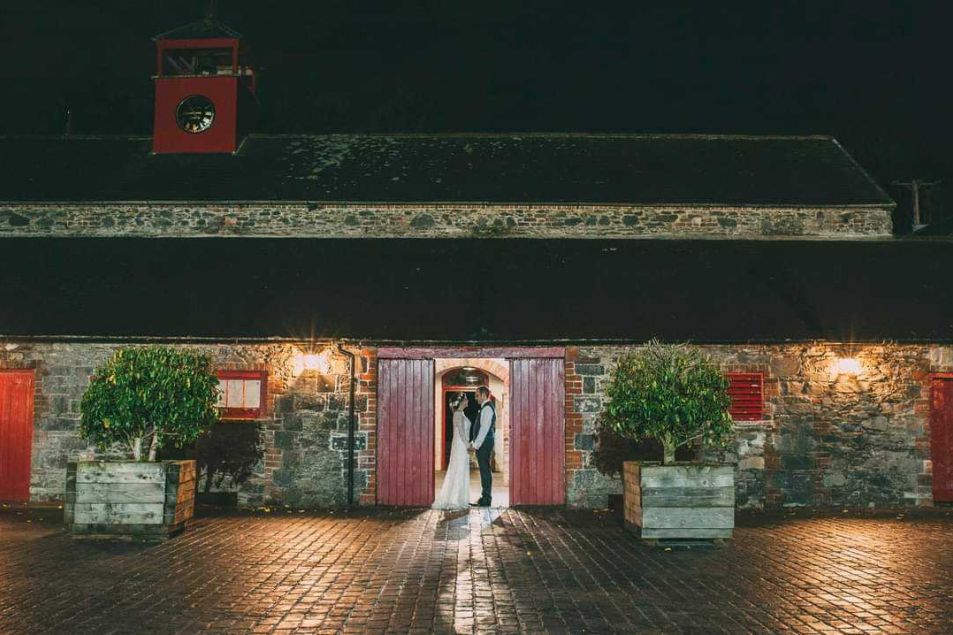 Romantic Kiss at Larchfield Estate Co Down