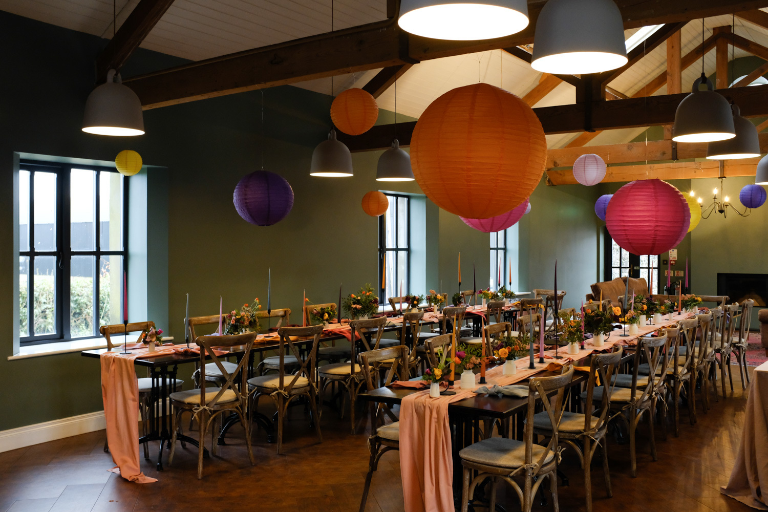 Private chef dining in the Old Piggery at Larchfield Estate nr belfast